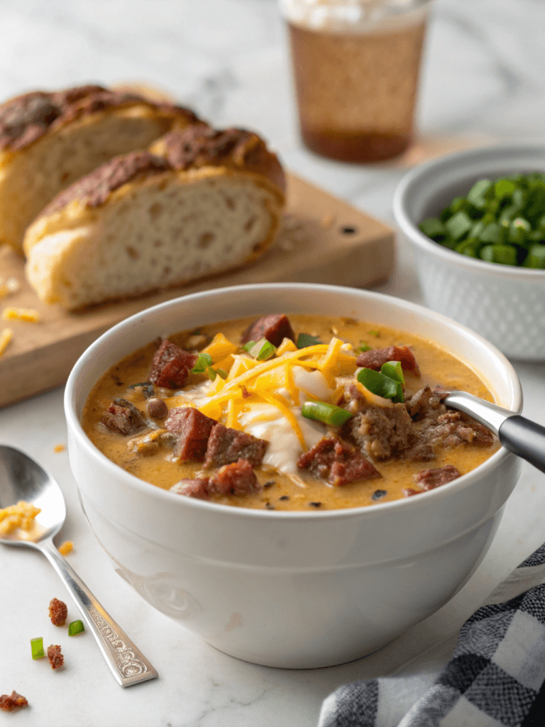 Cheeseburger Soup: Best Creamy Dinner Recipe Ready in 35 Minutes