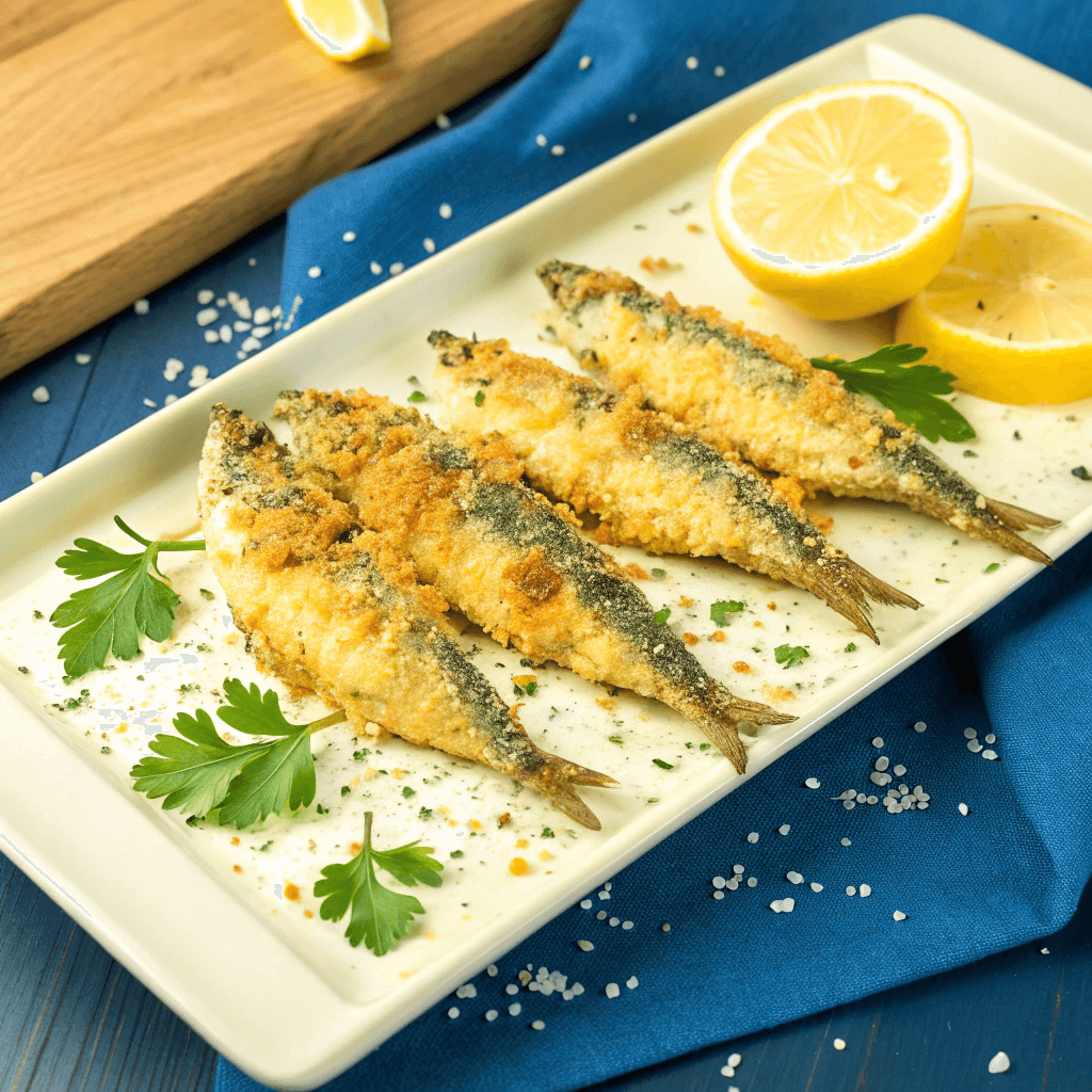 Italian Crusted Sardines