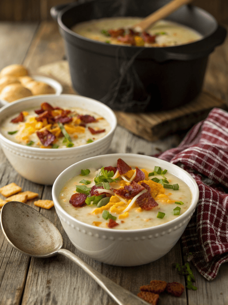 Ultimate Loaded Baked Potato Soup for Winter Comfort