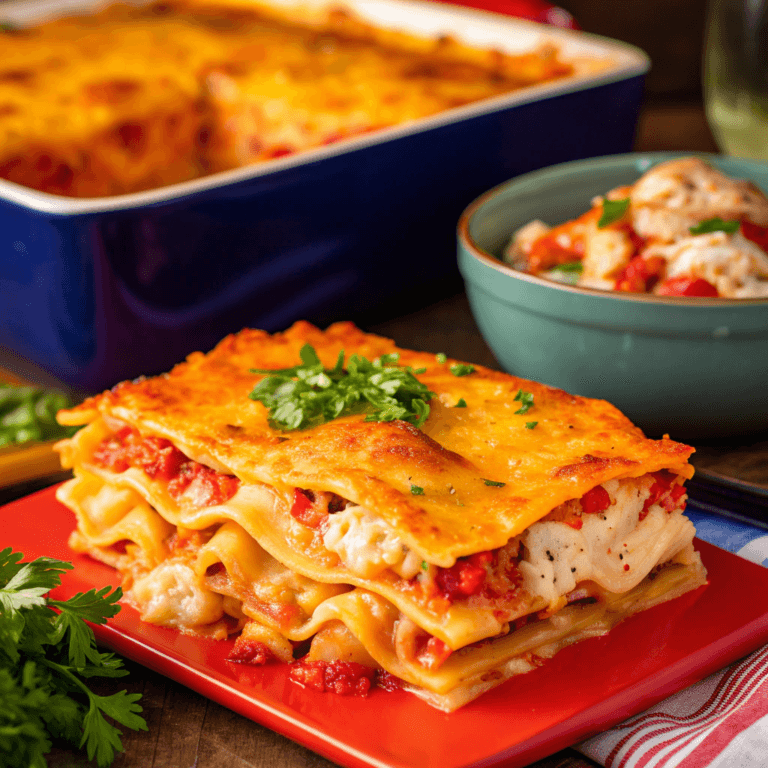 Irresistible Seafood Lasagna with Shrimp & Crab