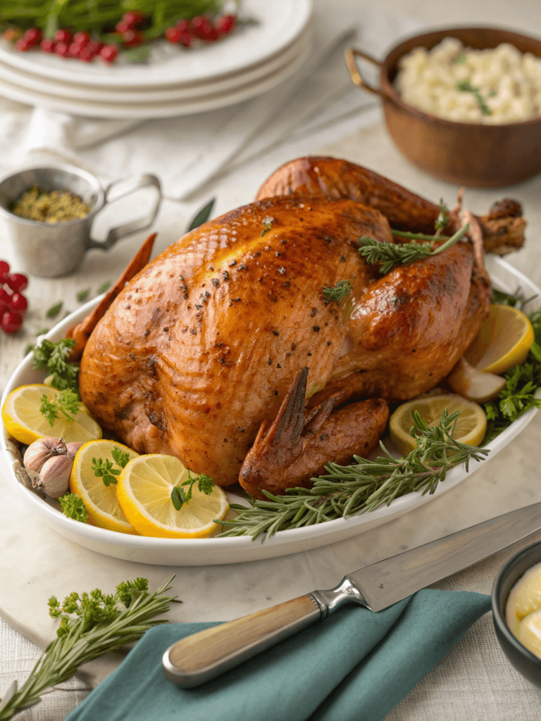 Roast Turkey Recipe – Juicy & Easy Holiday Centerpiece