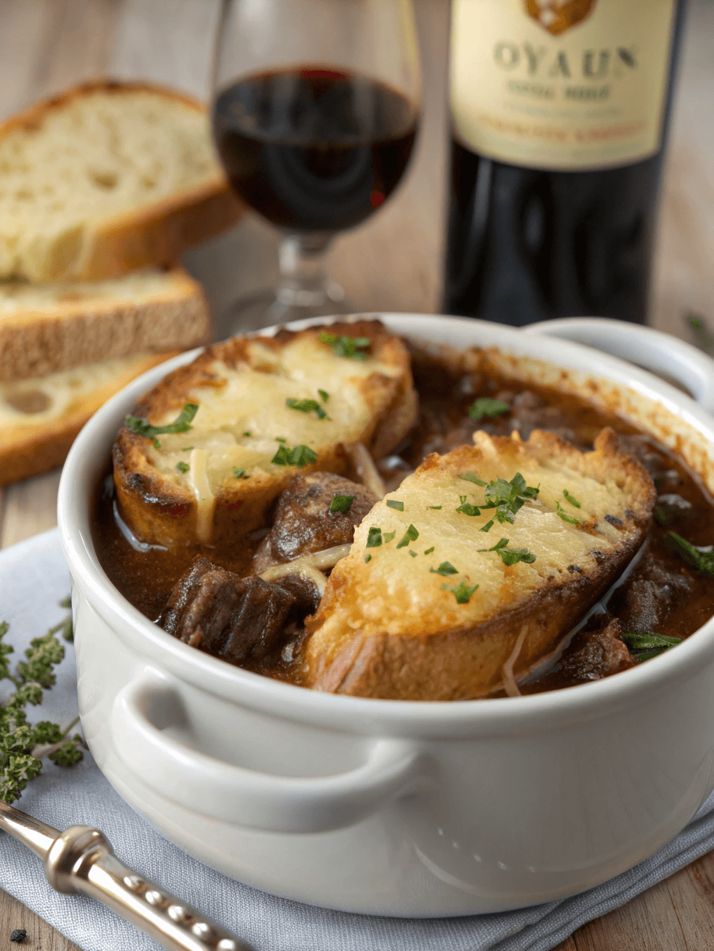 French Onion Short Rib Soup