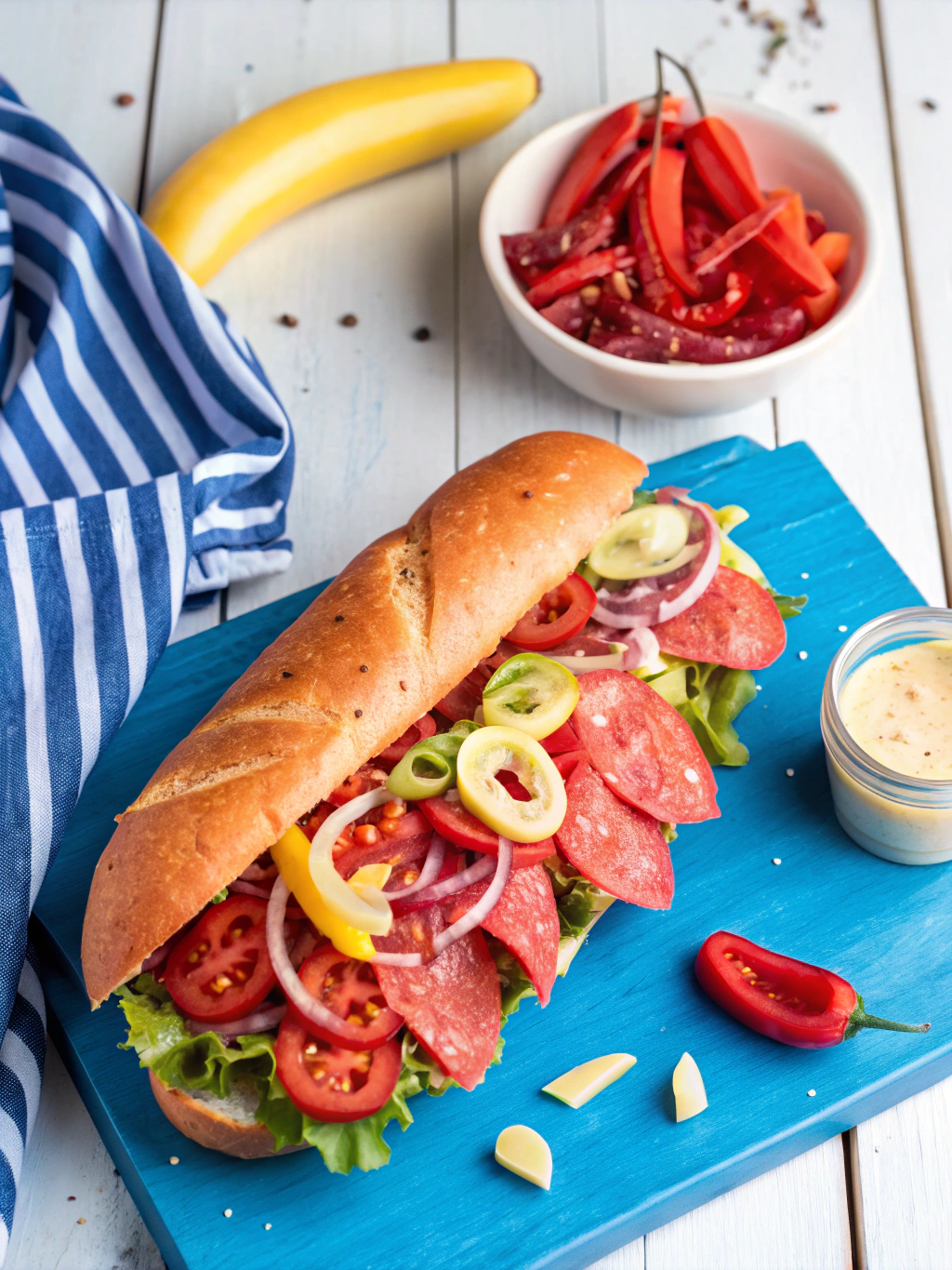 Italian Grinder Salad Sandwich