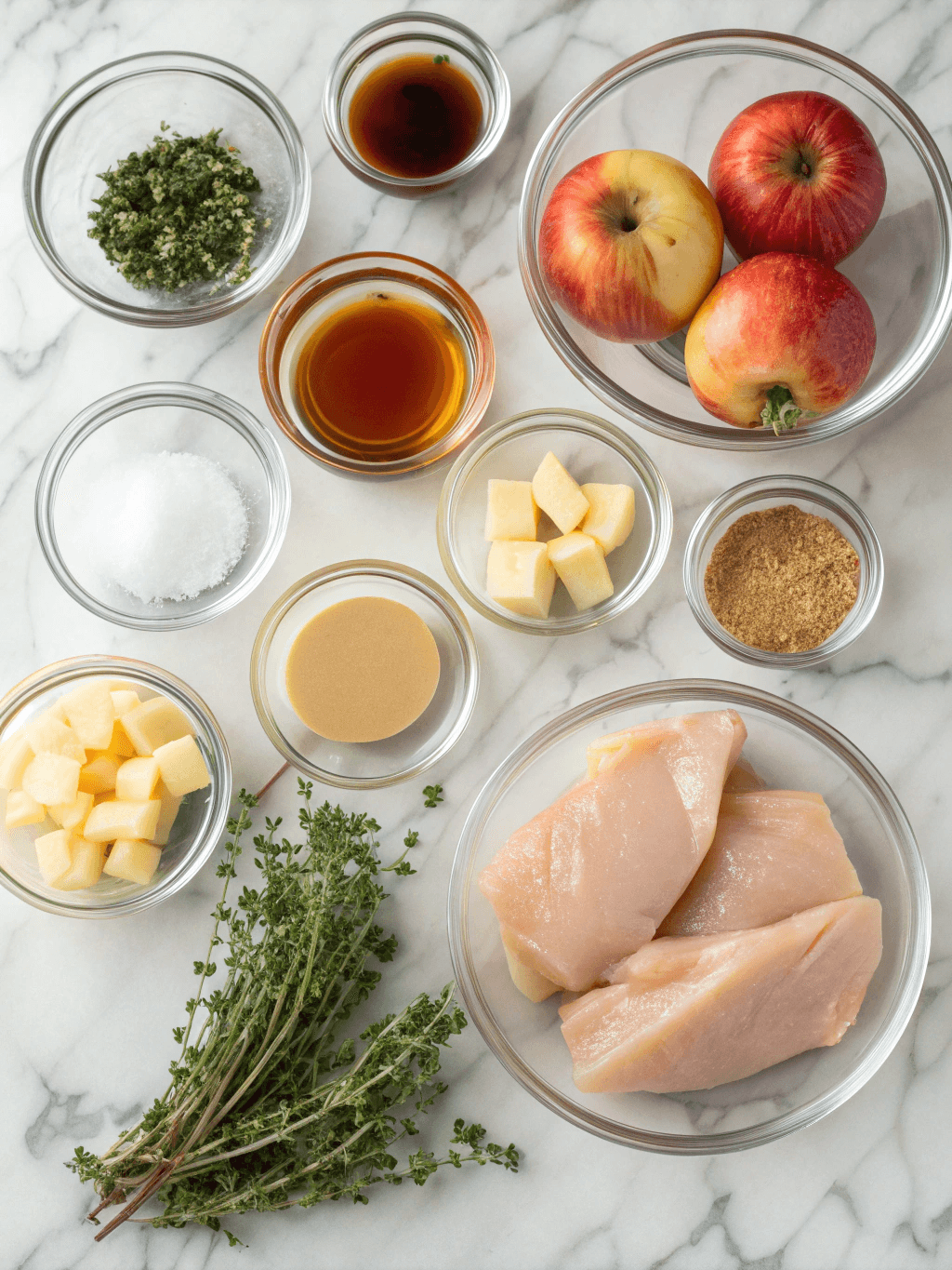 Maple Glazed Apple Brie Chicken