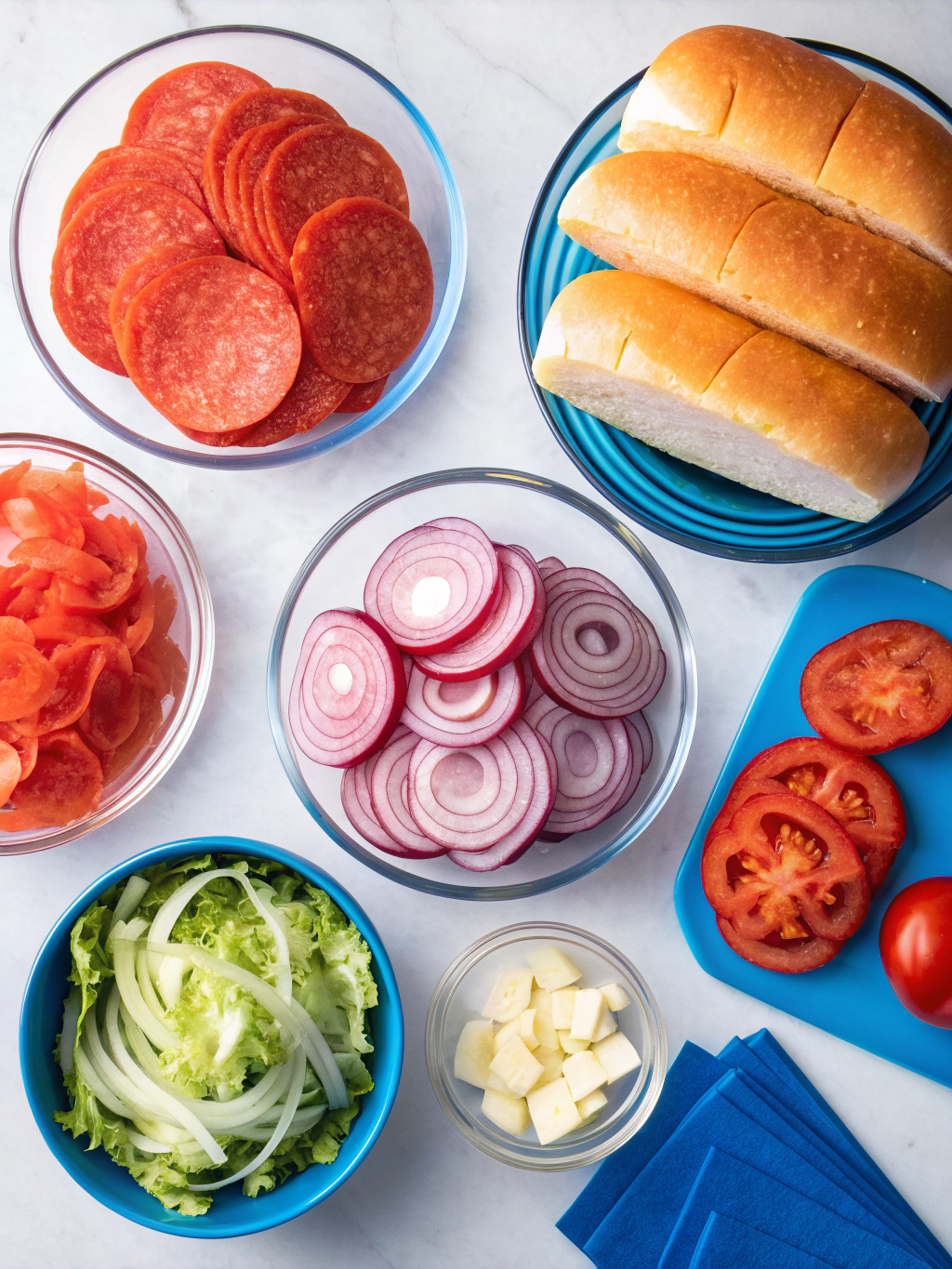 Italian Grinder Salad Sandwich
