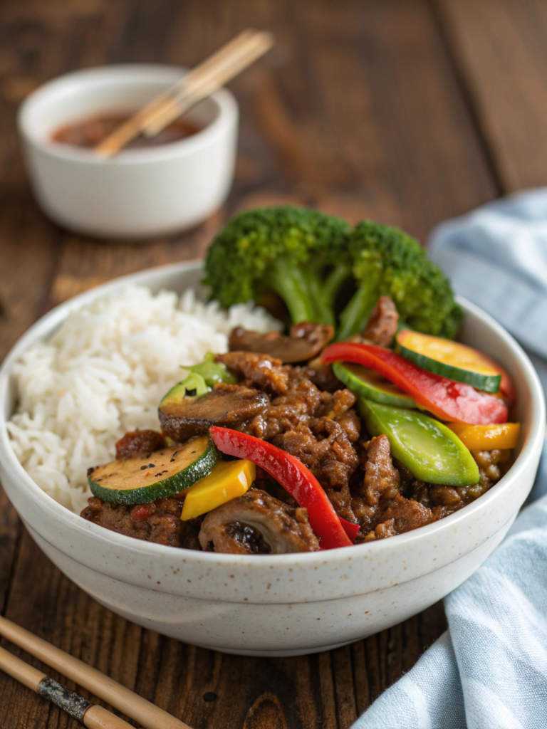 Ground Beef Stir-Fry Bowl: Easy & Quick Dinner Recipe