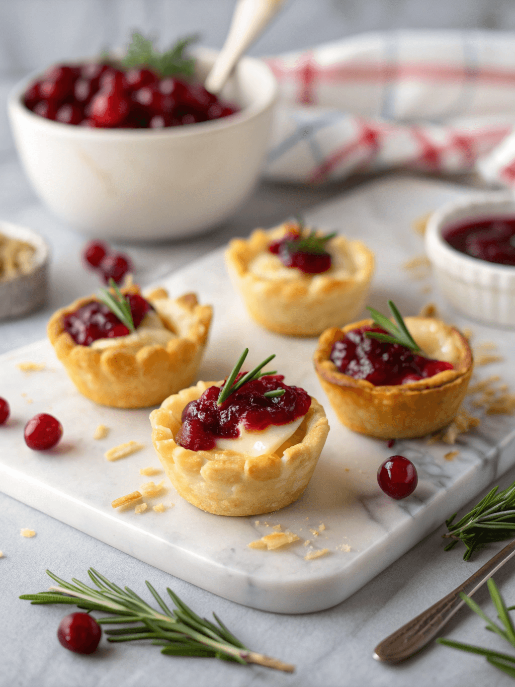 Cranberry Brie Bites