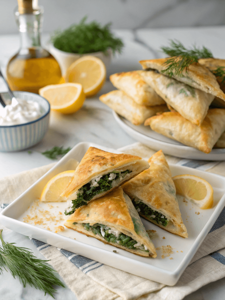 Spinach and Feta Triangles: Easy & Quick Recipe to Make