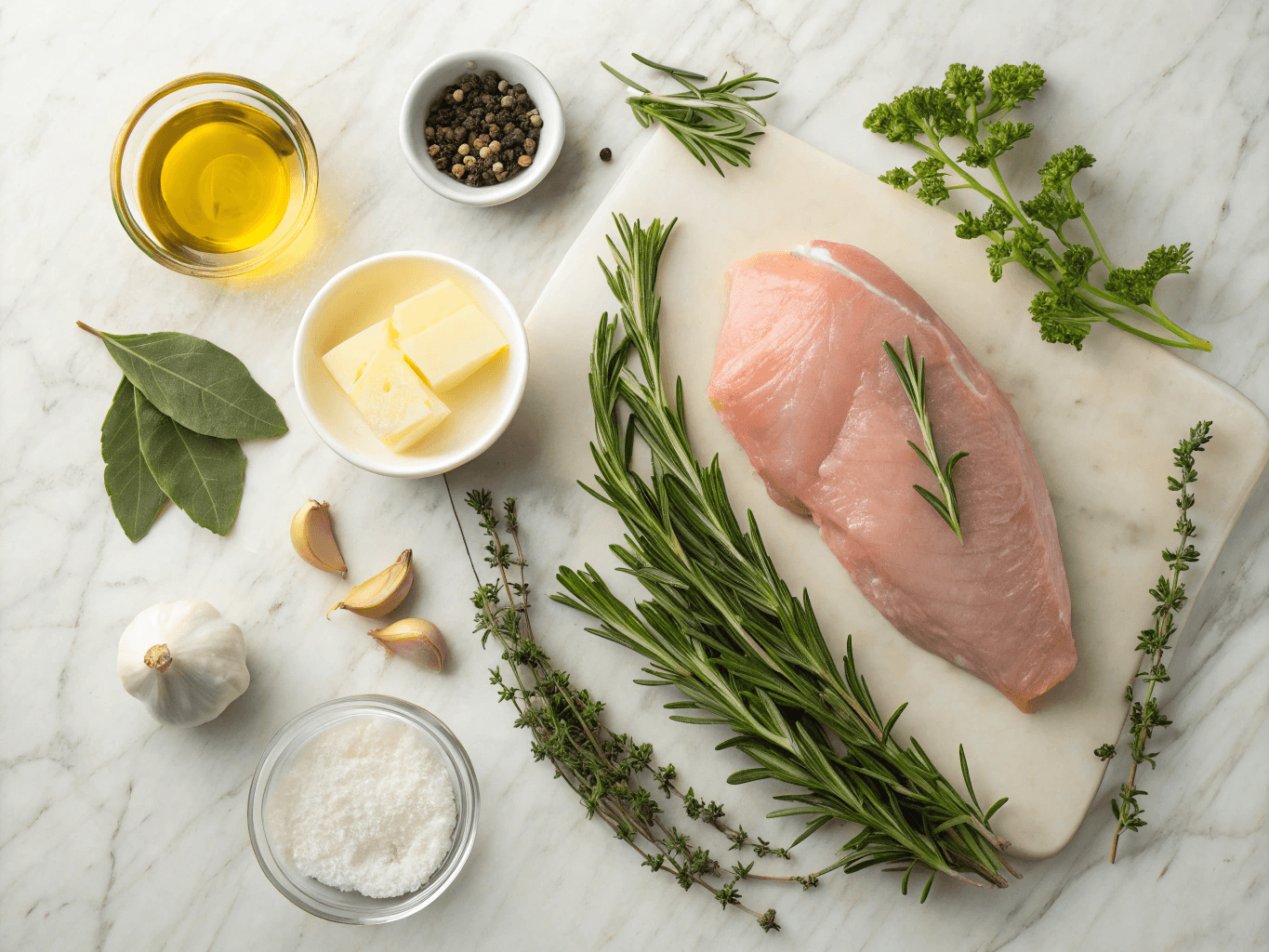 Herb Butter Roasted Turkey Breast