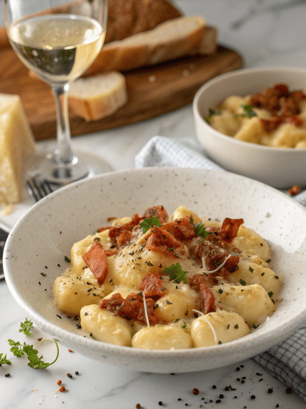 Gnocchi Carbonara