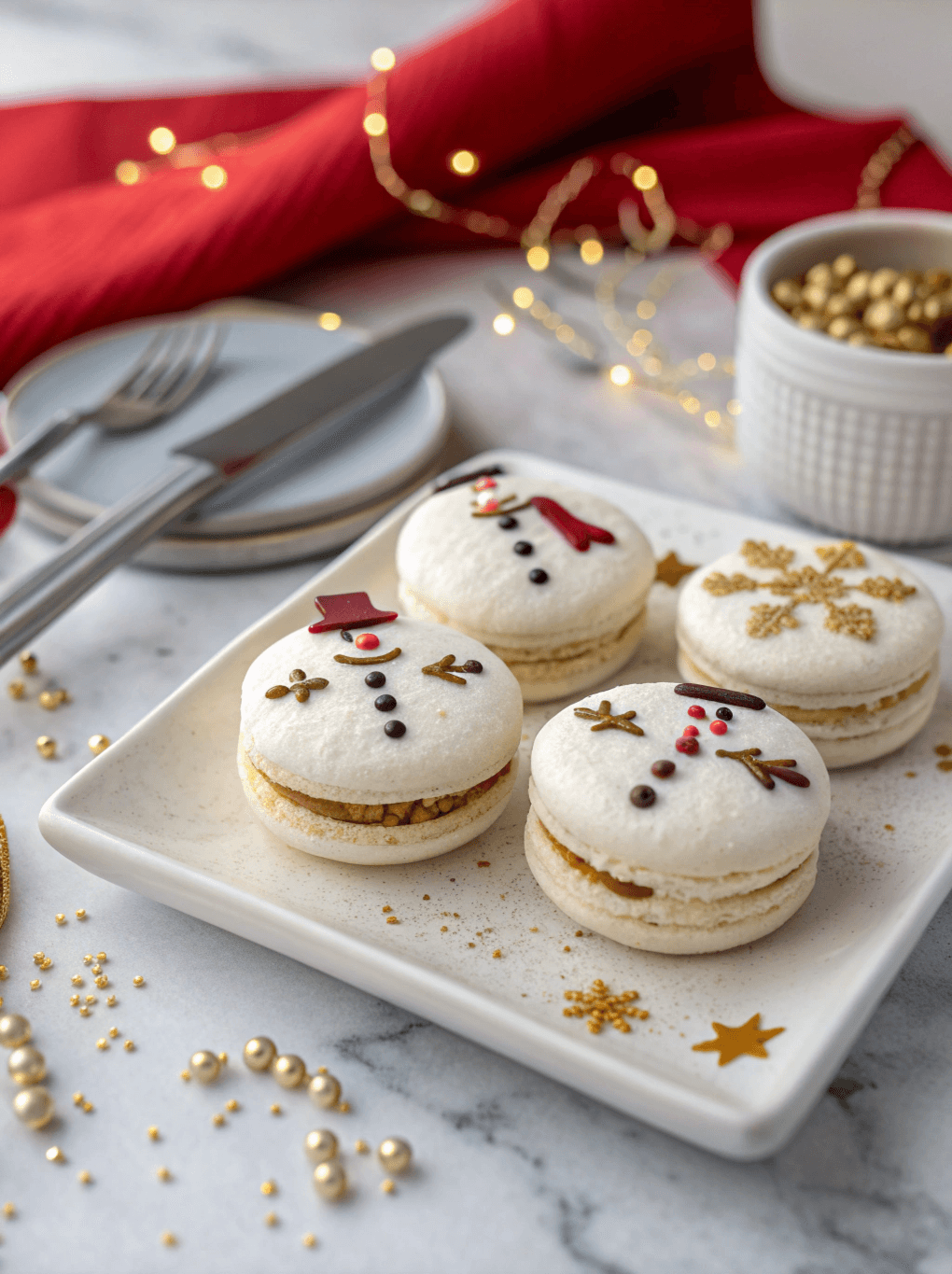 Christmas Macarons