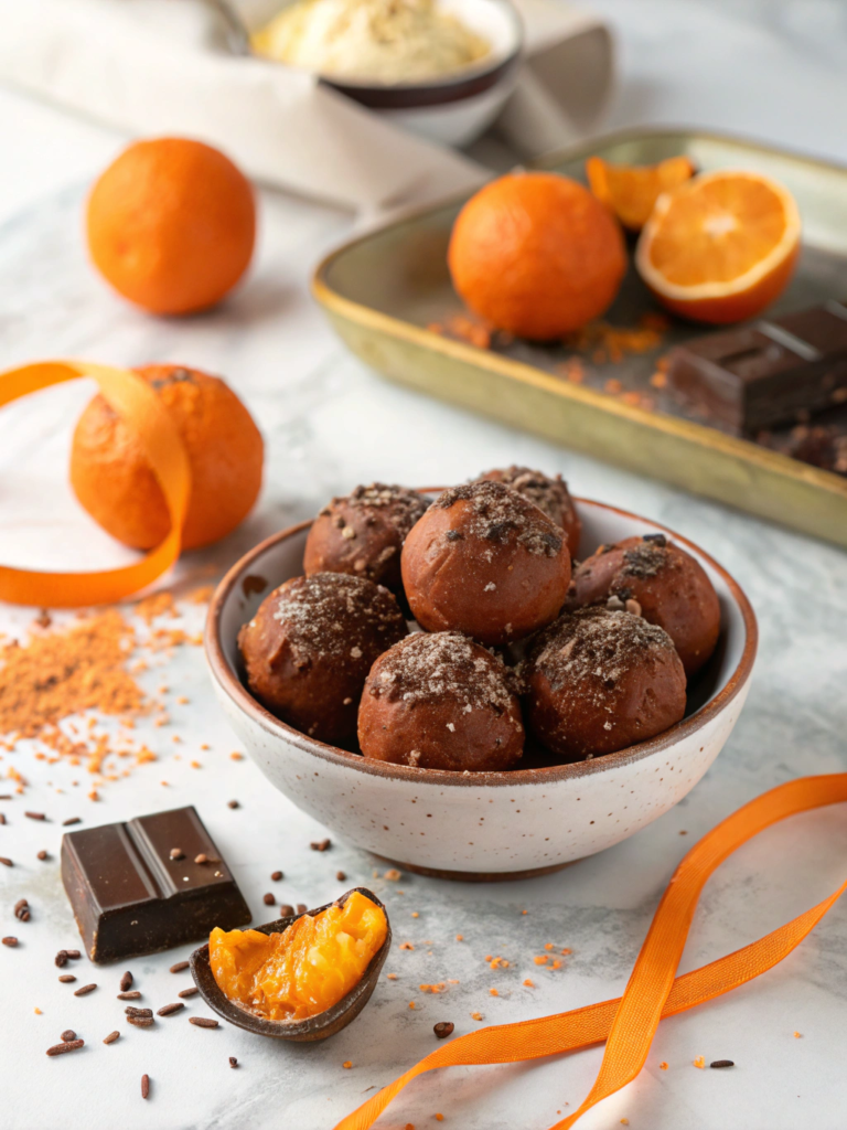 Orange Chocolate Christmas Truffles: Easy Recipe to Make