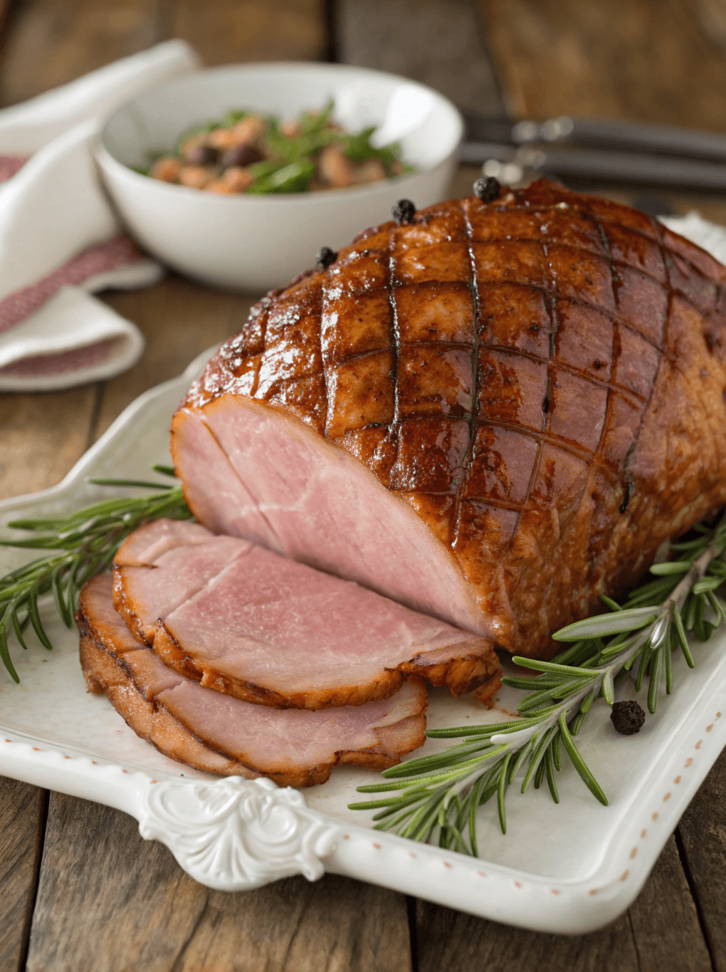 Honey Brown Sugar Glazed Ham