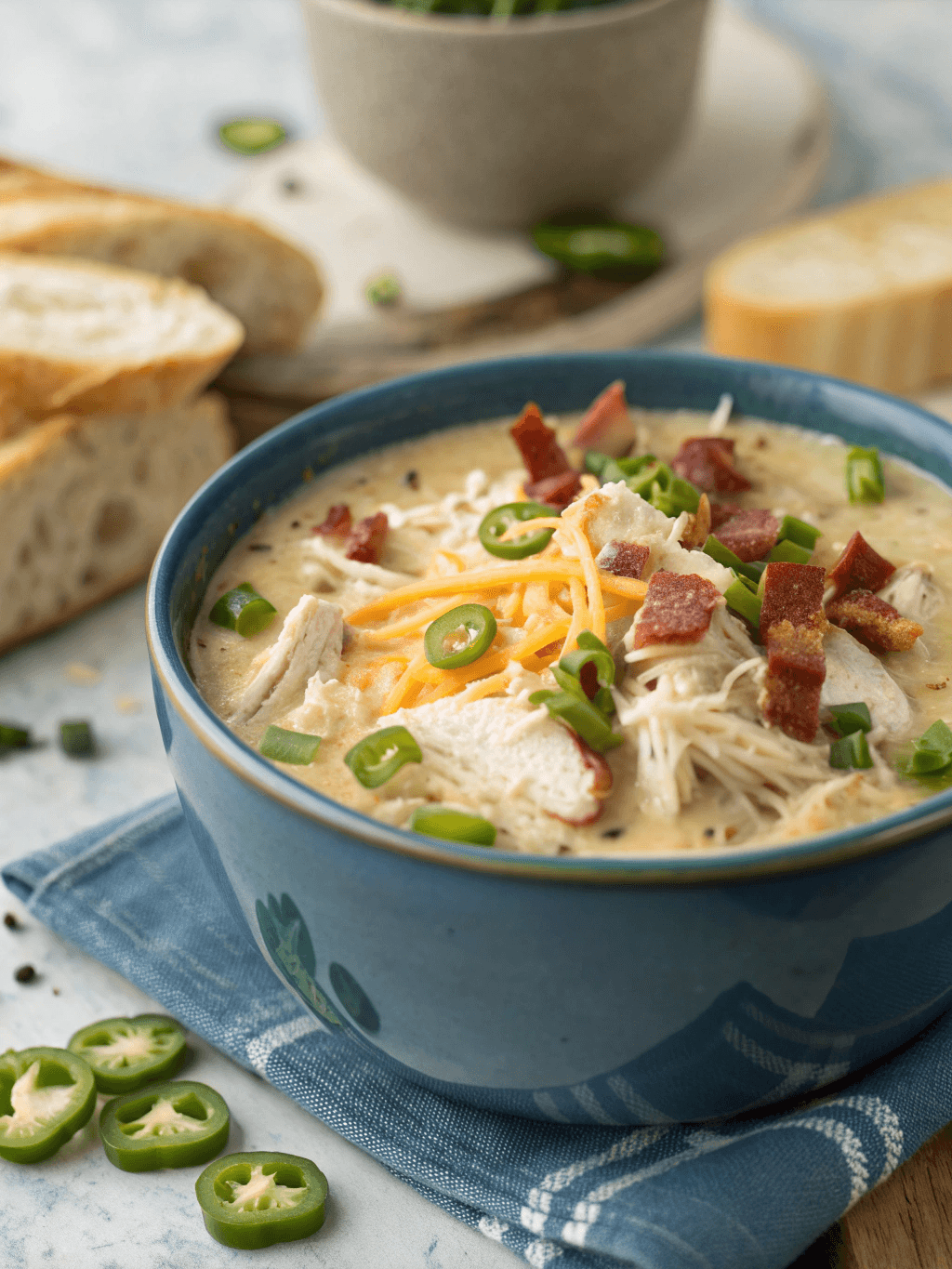 Jalape&ntilde;o Popper Chicken Soup