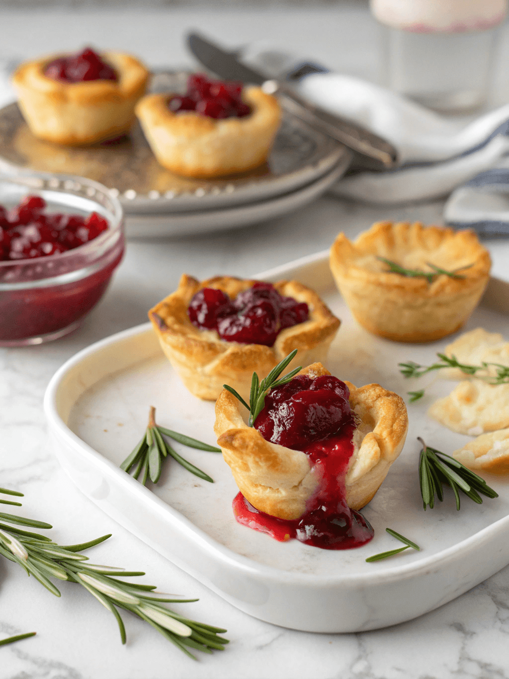 Cranberry Brie Bites