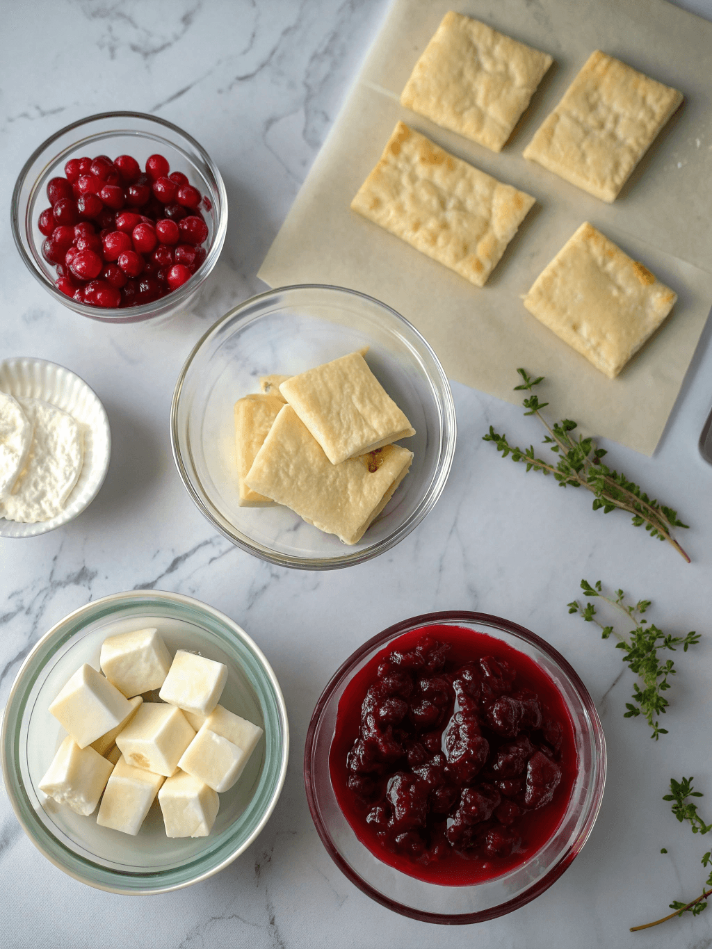 Cranberry Brie Bites