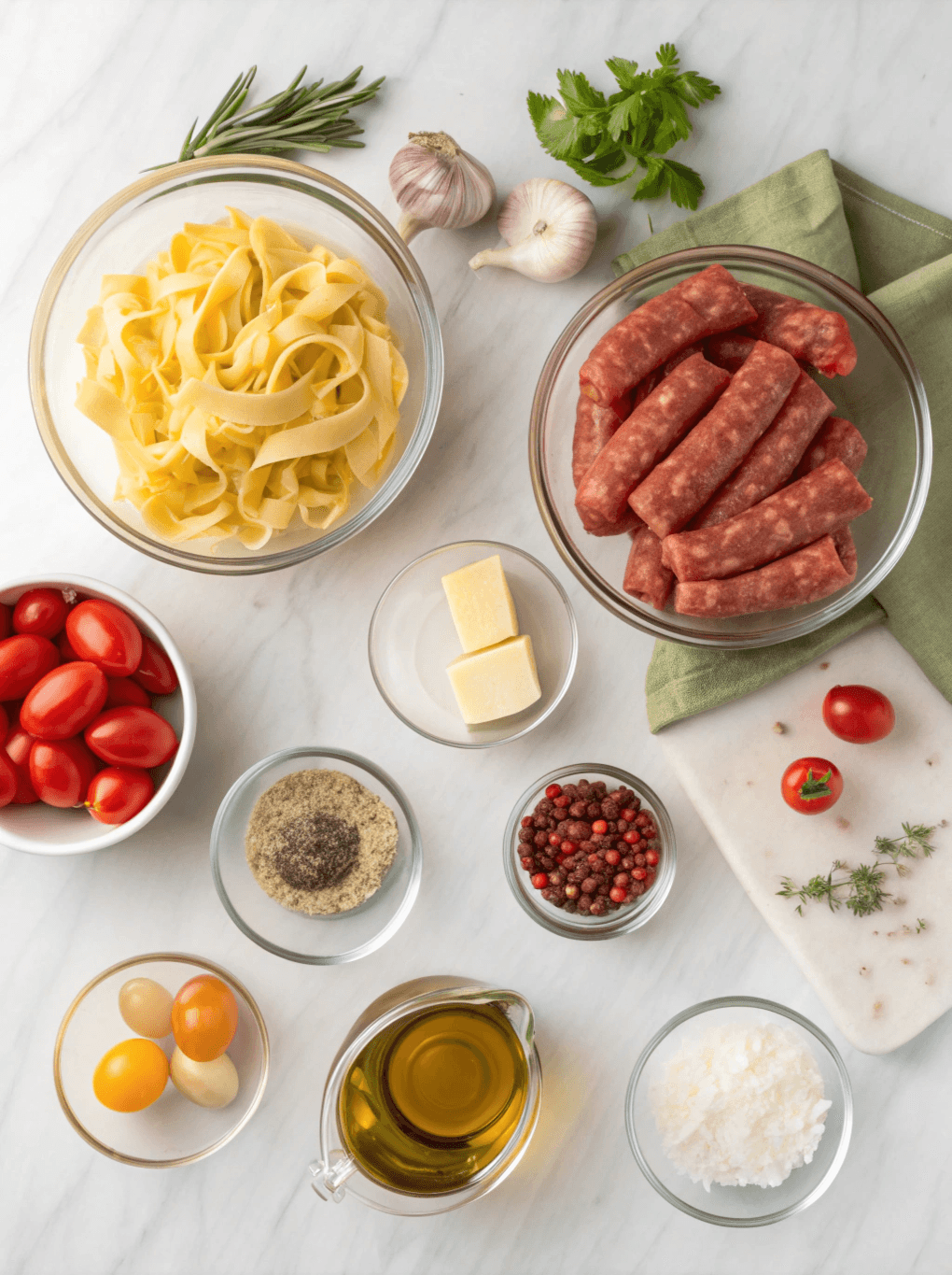 Spicy Creamy Pappardelle Pasta