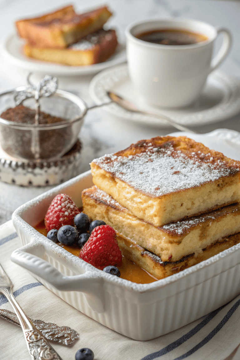 Crème Brûlée French Toast Decadent Brunch Bake