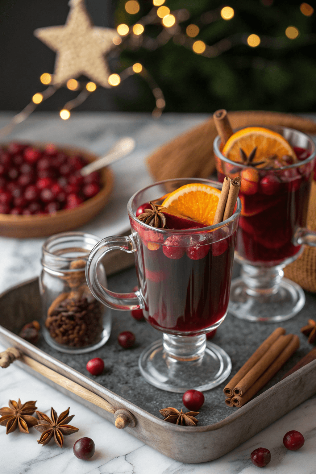 Mulled Wine with Whole Spices