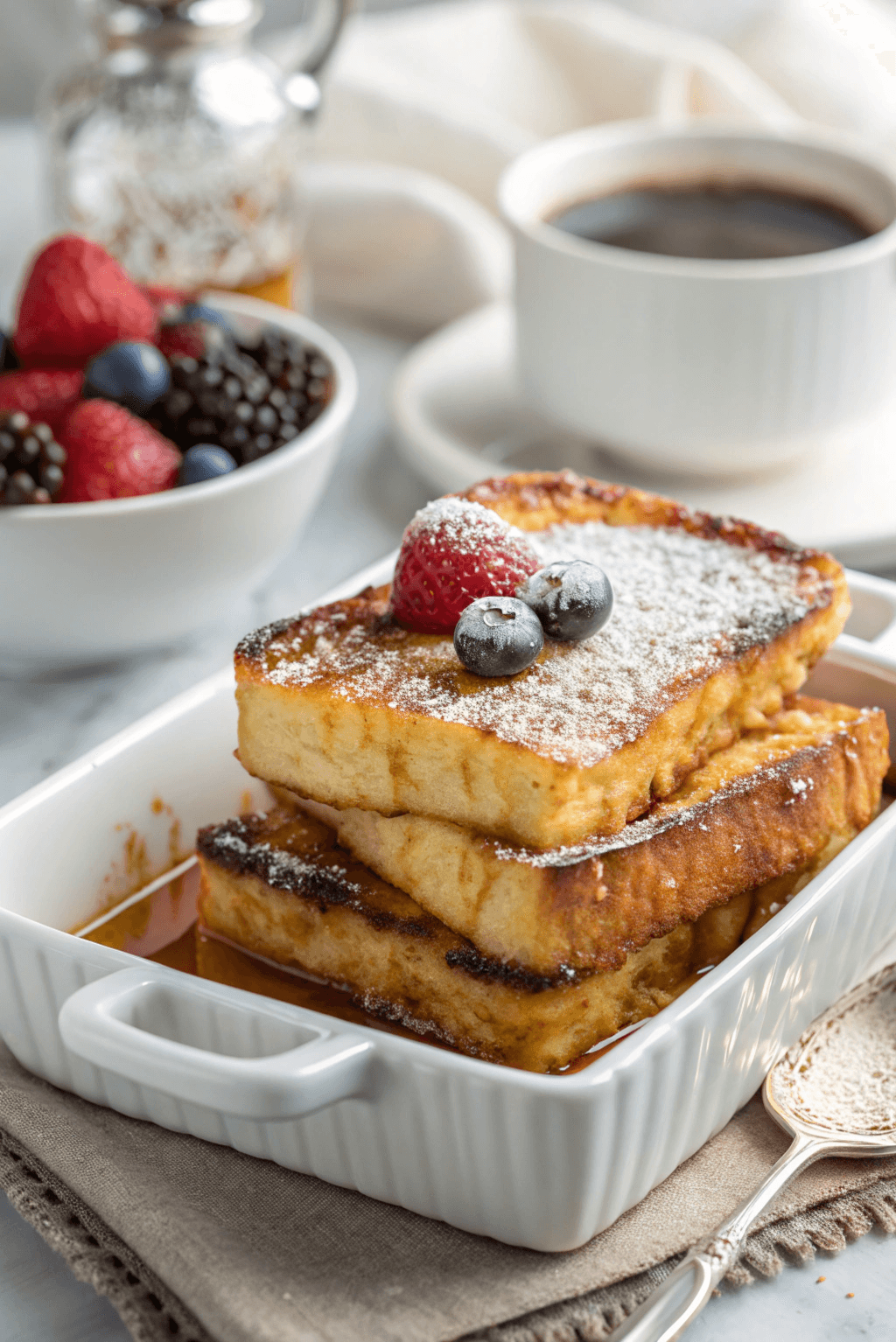 Cr&egrave;me Br&ucirc;l&eacute;e French Toast