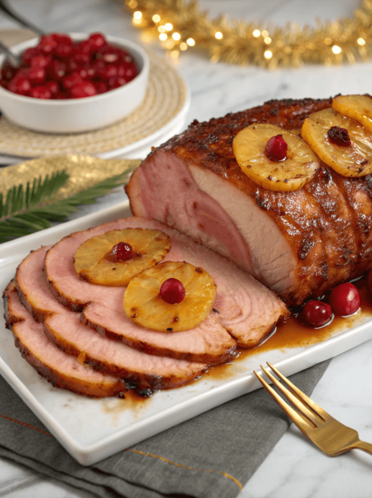 Baked Ham with Brown Sugar & Pineapple – Sweet Southern Classic
