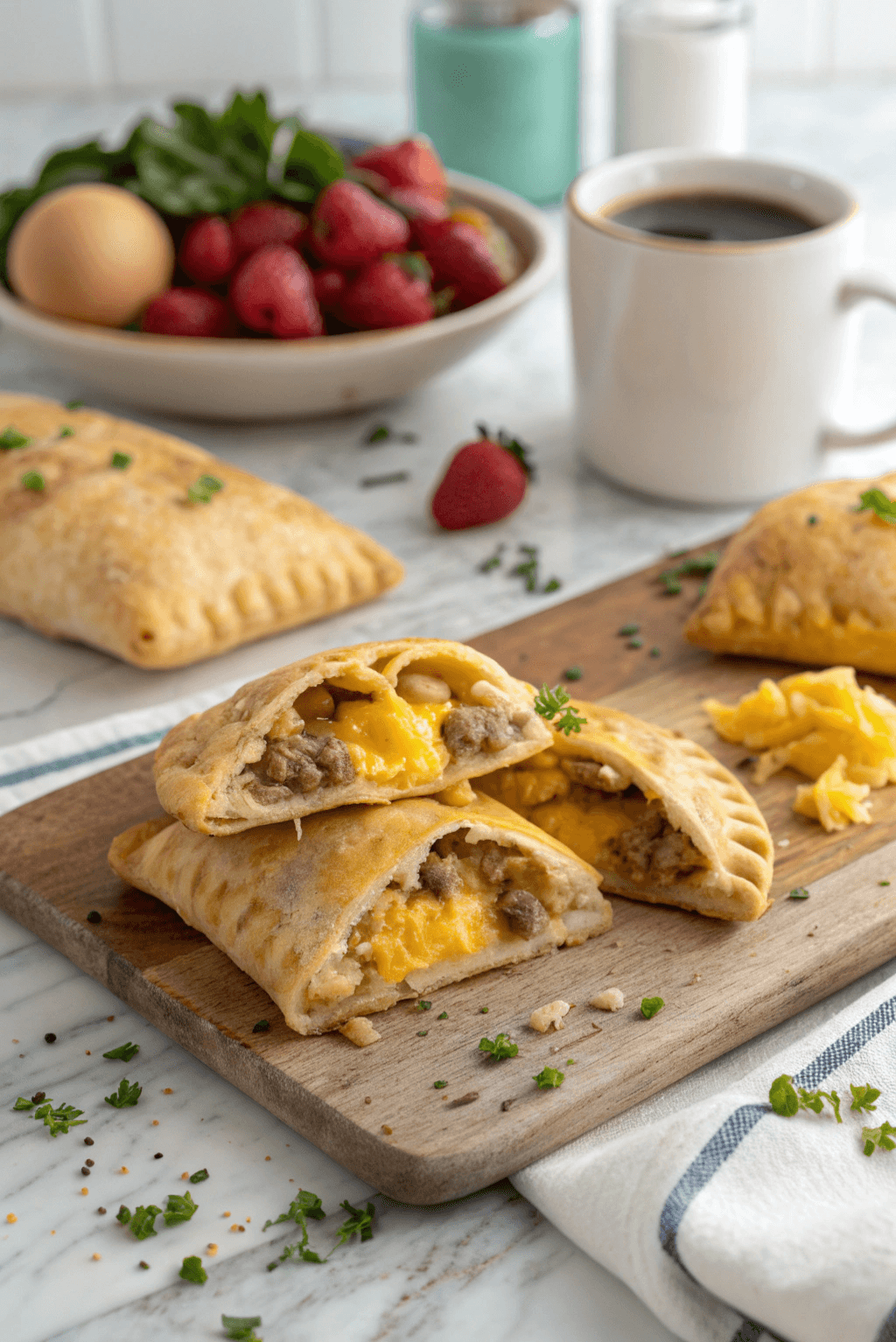 Homemade Breakfast Hot Pockets