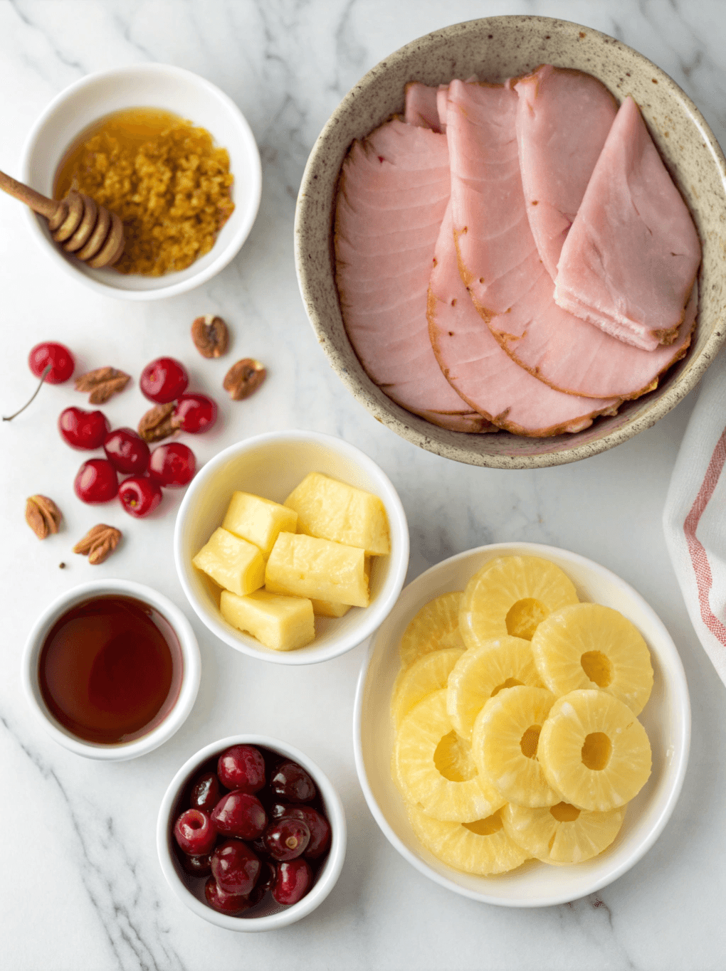 Baked Ham with Pineapple