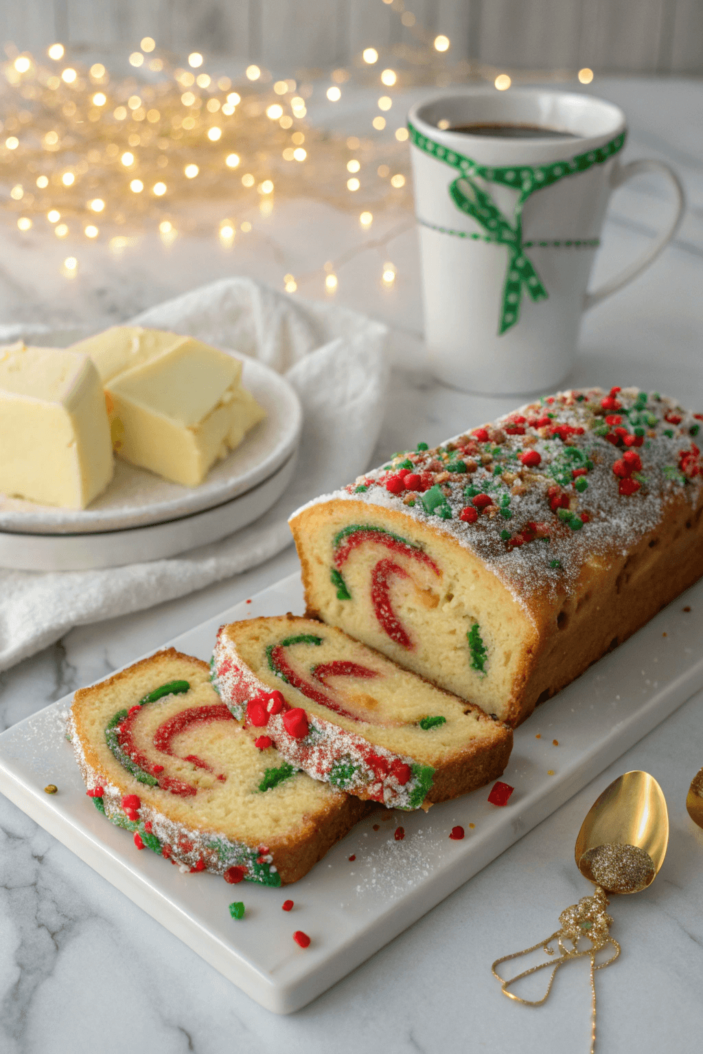 Christmas Sprinkle Buttermilk Bread