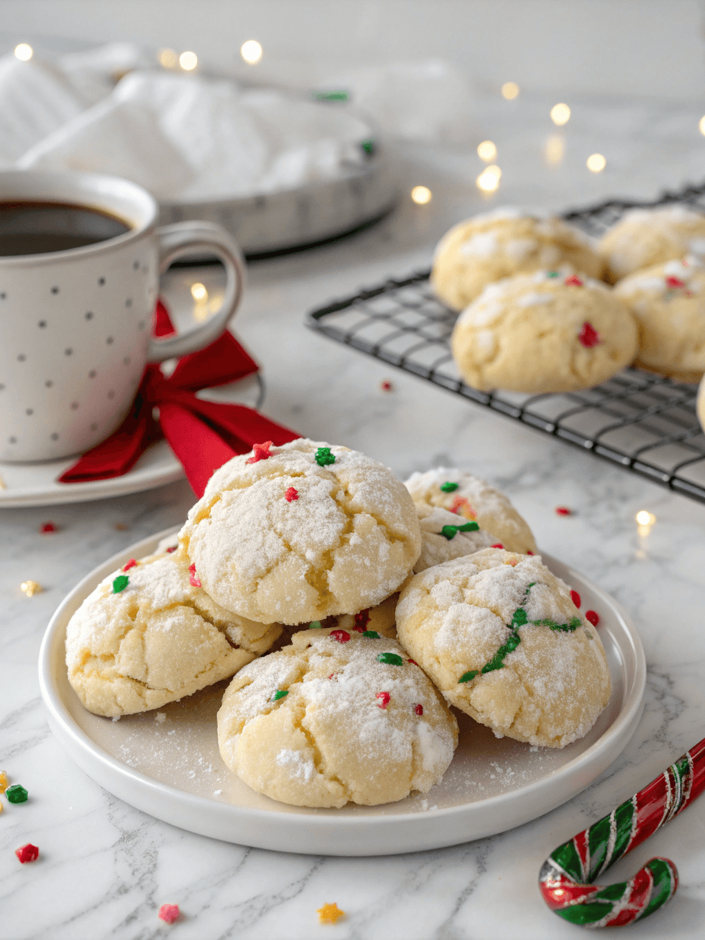Christmas Gooey Butter Cookies