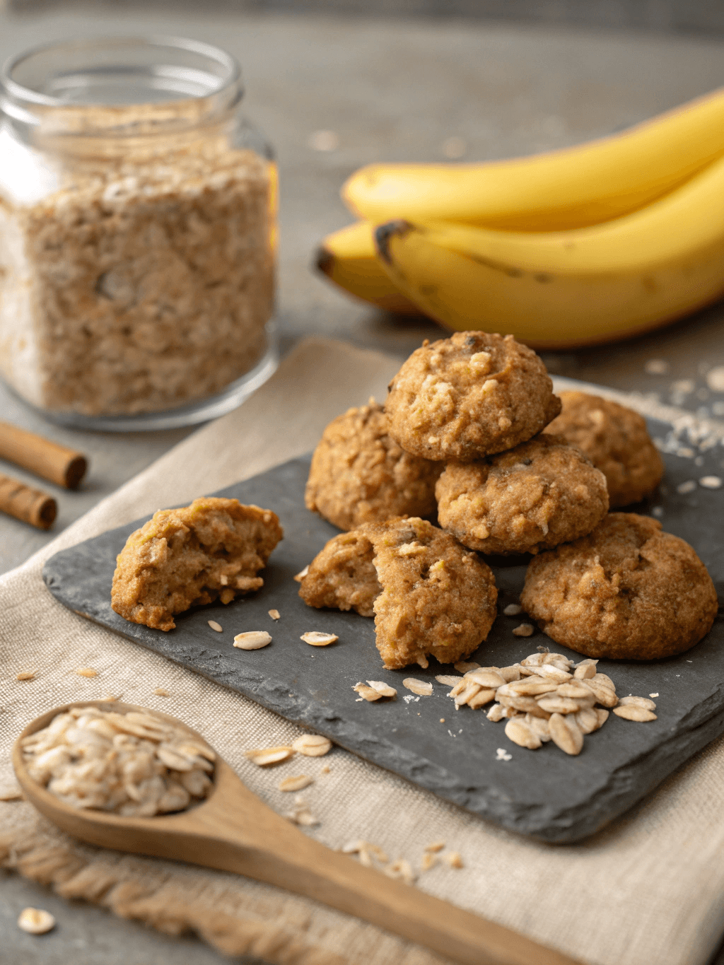 Banana Oatmeal Cookies