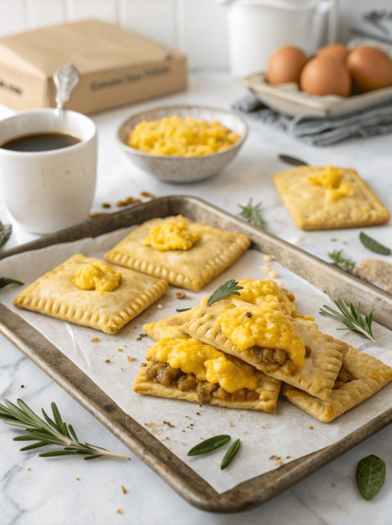 Savory Breakfast Pop-Tarts Flaky Grab-and-Go Morning Recipe