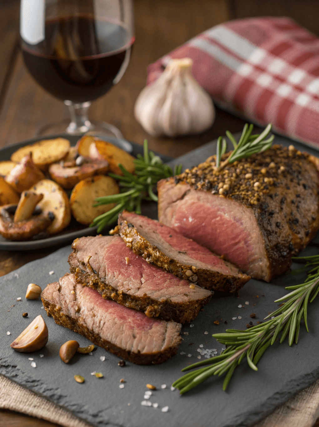 Rosemary Garlic Roast Beef