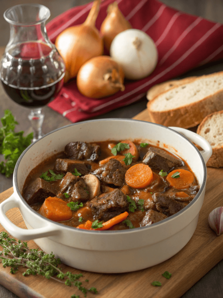 One Pot Beef Bourguignon: Classic French Dinner