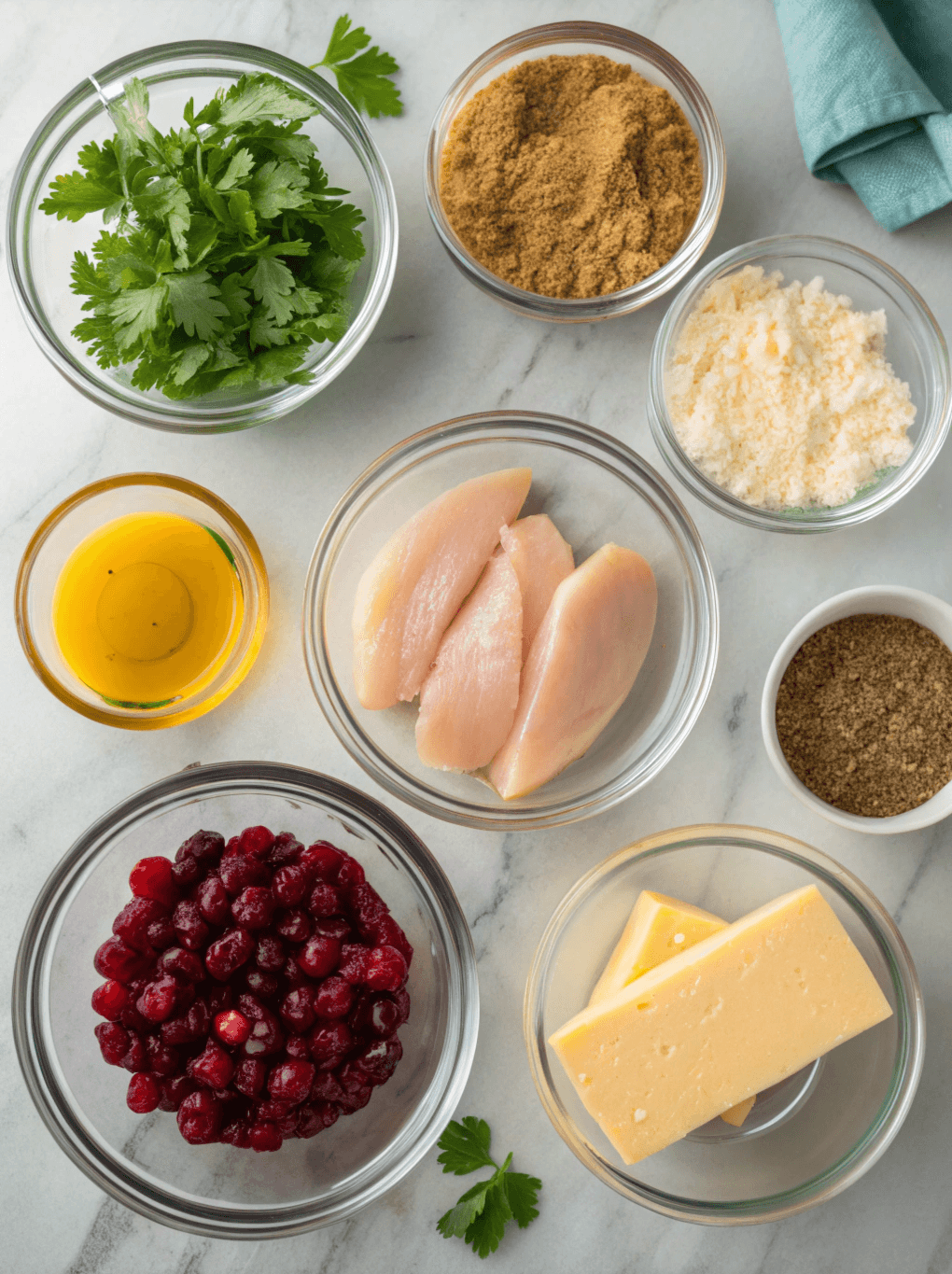 Cranberry Brie Stuffed Chicken